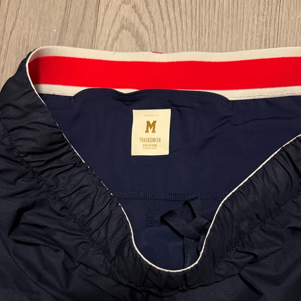 Tracksmith Rain Run Shorts - Navy - Medium - Picture 3 of 5
